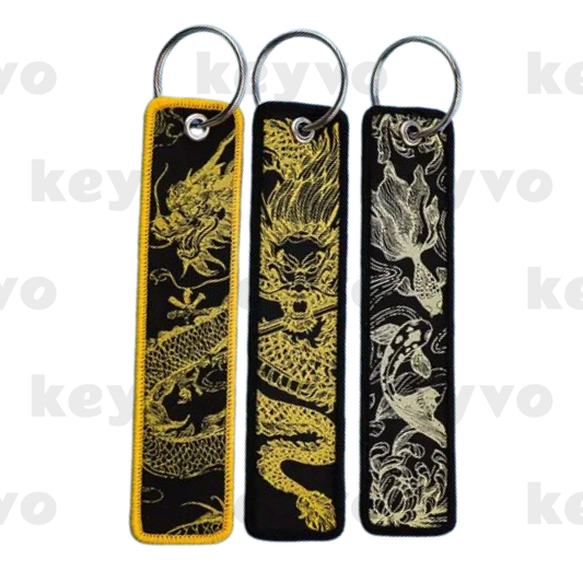 Golden Dragon Keychain