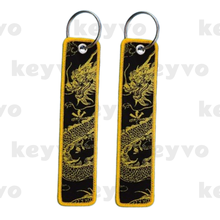 Golden Dragon Keychain