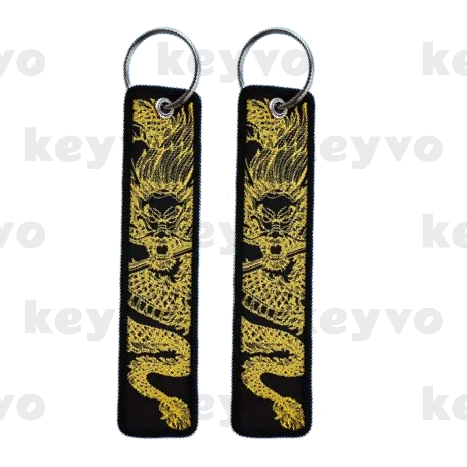 Golden Dragon Keychain